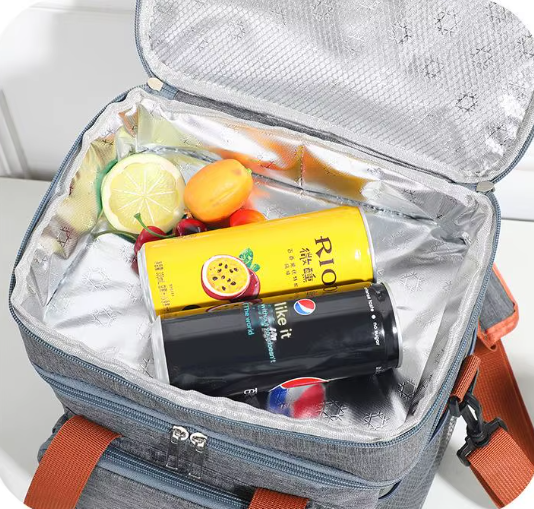 SNF Choice Insulated Lunch Hot & Cold Storage, Double-Layer Thermal Tote with Adjustable Stra, Waterproof