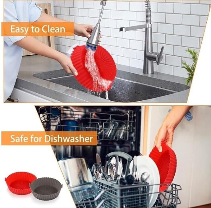 SNF Choice Air Fryer Silicone Liner (Grey) Fry pan Classin Design