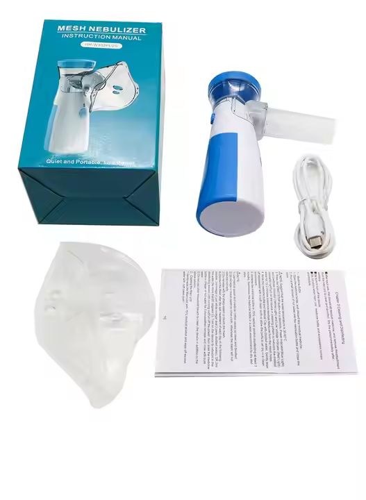 SNF Choice Nebulizer for Children and Adults, Portable Ultrasonic Mesh, 3 Mask Types