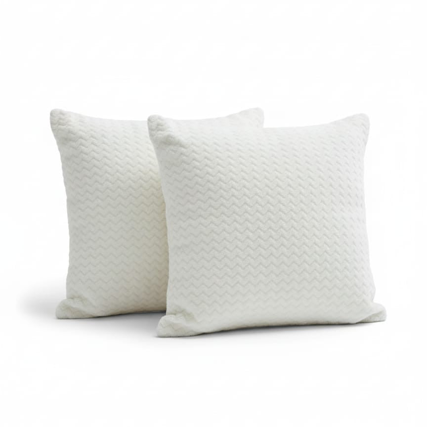 SNF Choice Decorative Throw Pillow Cushions, Chevron Pattern, Set of 2