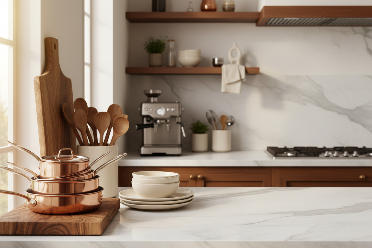 Crate a Banner Image for Shopify store , the website is related Home and Kitchen products  